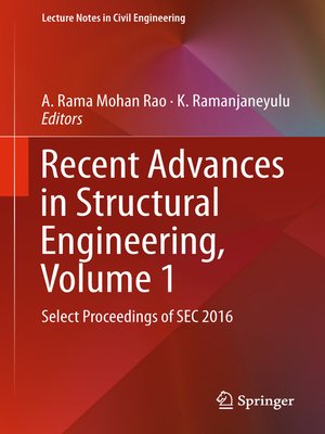 cover image of Recent Advances in Structural Engineering, Volume 1